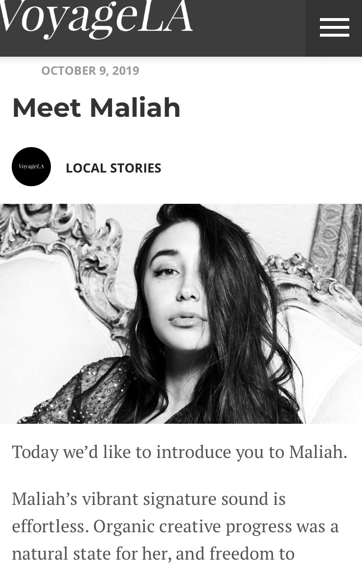 Meet Maliah interview
